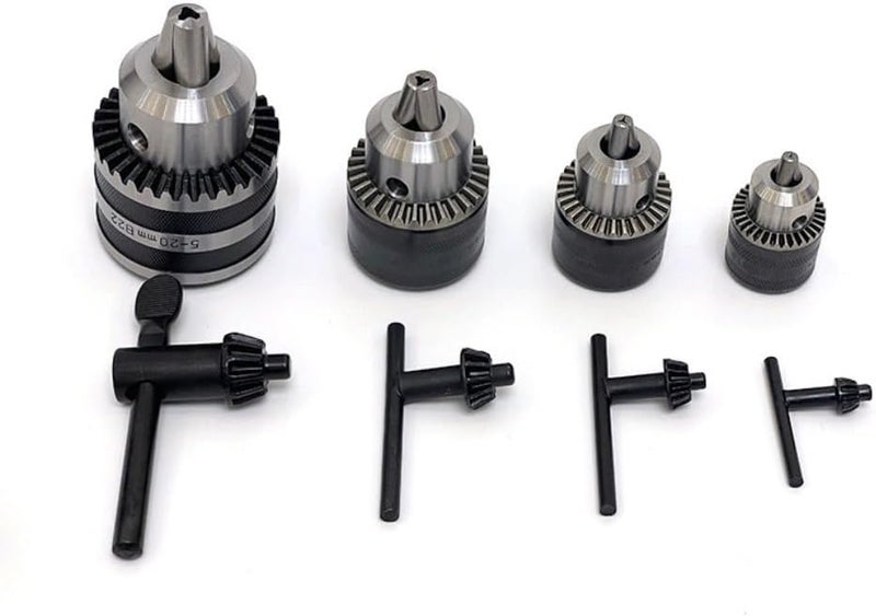 LOOTOOLS Drill Chuck Key Wrench, 6 Sizes Drill Press Clamping Wrench Chuck Press Wrench Key for Electric Drill Clamping Tool of 4 mm, 6 mm, 10 mm, 13 mm, 16 mm, 20 mm in Diameter - Image 2